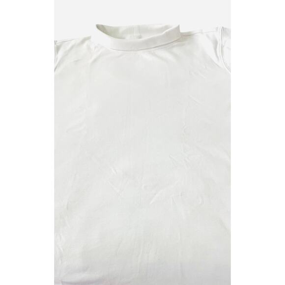 ST. JOHN’S BAY LONG SLV TURTLENECK PULL-OVER TOP, WOMENS, L, WHITE - Picture 3 of 12